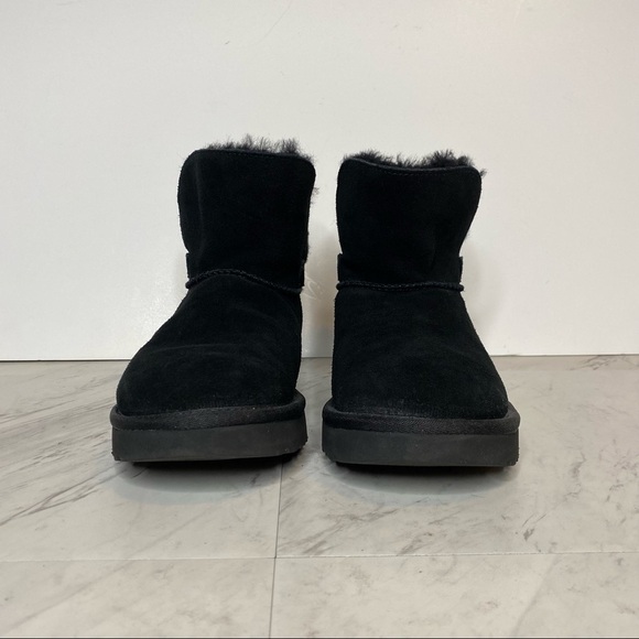 UGG Karel Black Mini Winter Boot 6 - Picture 2 of 14